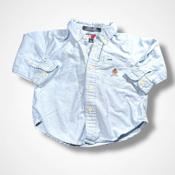 Tommy Hilfiger Other - Tommy Hilfiger Blue Button Up Shirt